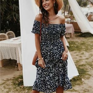 Floral Navy dress